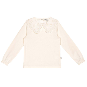 House of Jamie Longsleeve Wit Kraag Pointelleprint