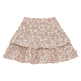 House of Jamie Rok Beige/Paars Bloemenprint