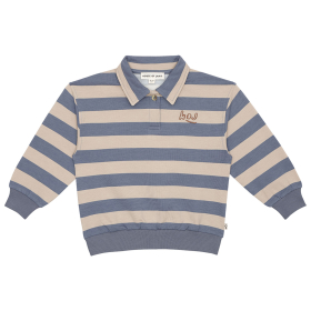 House Of Jamie Sweater Beige/Blauw Strepenprint