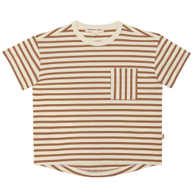 House Of Jamie T-shirt Creme/Bruin Strepen
