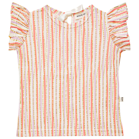 House Of Jamie T-shirt Creme/Roze/Paars Strepen