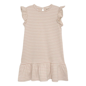 Huttelihut Jurk Roze Strepenprint