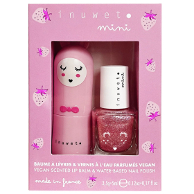 Inuwet Duo Box Lipbalm & Nagellak Roze