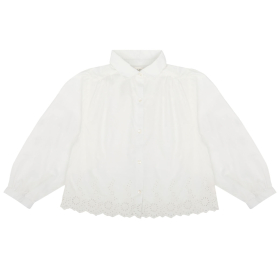 Jenest Blouse Creme Pointelle