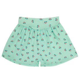 Jenest korte broek groen bloemen