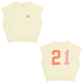 Jenest Joey sleeveless sweater soft yellow meisjes