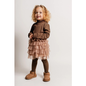 Baje Studio Rok Beige Ruffle Tule Novai Sand Desert