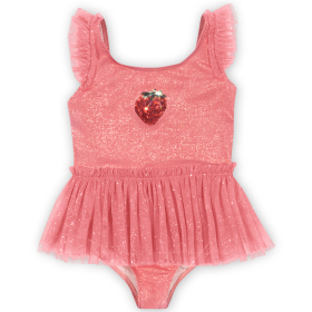 Konges Slojd Badpak Roze Aardbei Tule Glitters