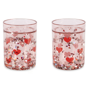 Konges Slojd Beker Hartjes 2 Stuks Glitter