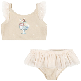 Konges Slojd bikini creme met glitters en tule ijsje