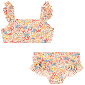 Konges Slojd bikini geel/rood bloemen Fio Cala