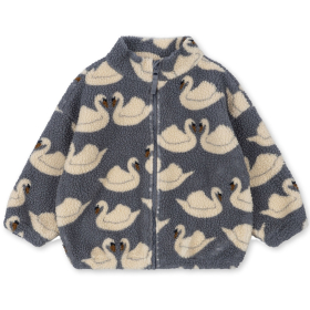 Konges Slojd Jas Blauw Teddy Zwanenprint