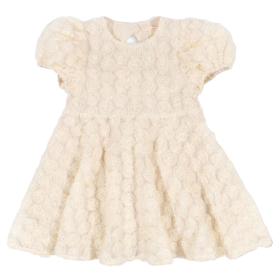 Konges Slojd Jurk Creme Rozen Glitter