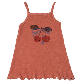 Konges Slojd jurk roze cherry badstof