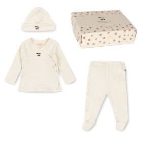 Konges Slojd Newborn Set Creme Kers