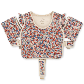 Konges Slojd Puddle Jumper Rood/Blauw Bloemenprint