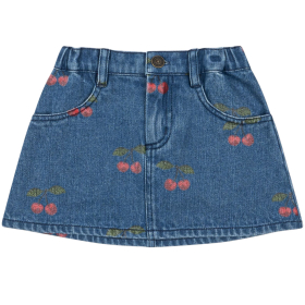 Konges Slojd rok blauw cherry denim