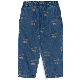 Konges Slojd Spijkerbroek Blauw Kersenprint