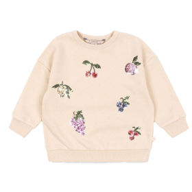 Konges Slojd Sweater Beige Kers Citroen Druif Pailletten