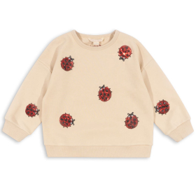 Konges Slojd Sweater Beige Lieveheersbeestje Glitter