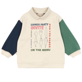 Konges Slojd sweater creme met polokraag Dinner Party Invite