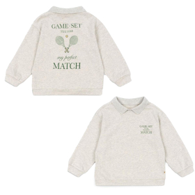 Konges Slojd Sweater Grijs Game Set Kraag