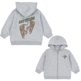 Konges Slojd Vest Grijs Tijger Cattitude