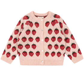 Konges Slojd Vest Roze/Rood Aardbeien