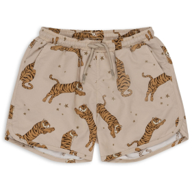 Konges Slojd Zwembroek Beige Tijgerprint
