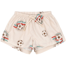 Konges Slojd zwembroek beige voetbal