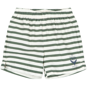 Konges Slojd zwembroek groen/creme strepen laguna blu