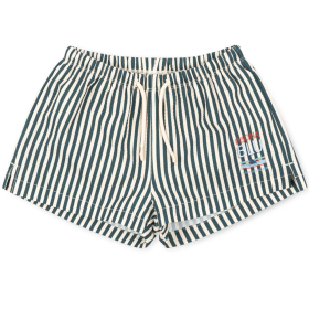 Konges Slojd zwembroek groen/creme Piscina blu