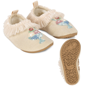 Konges Slojd zwemschoenen creme met glitters en tule ijsje