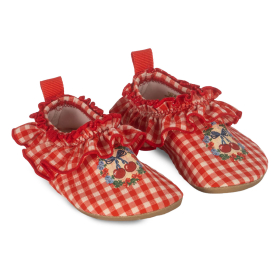 Konges Slojd Zwemschoenen Rood/Creme Ruiten Kers