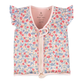 Konges Slojd Zwemvest Beige/Rood/Blauw Bloemen Fiola