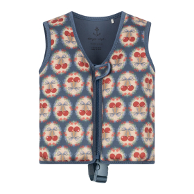 Konges Slojd Zwemvest Blauw/Creme/Rood Kers