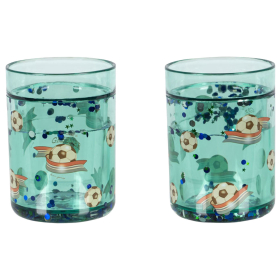 Konges Slojd Bekers Voetbal 2 Stuks Glitter