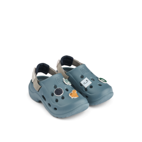 Liewood Milas sandalen blauw met zeedieren