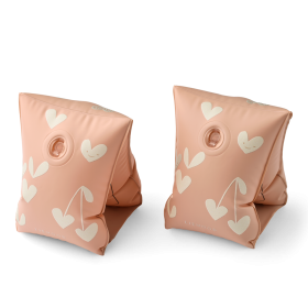 Liewood zwembandjes roze hartjes Shirley printed swim wings 2-pack hearts