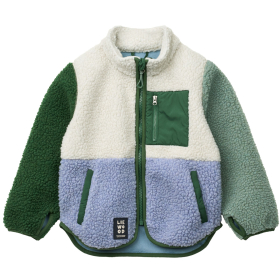 Liewood Nolan Teddy Tussenjas Groen/Creme/Paars