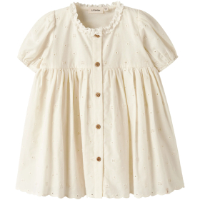 Lil Atelier jurk creme nmfflores ss dress lil