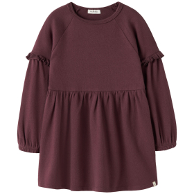 Lil Atelier Jurk Paars Ruffle Catawba Grape