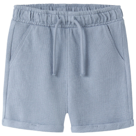 Lil Atelier korte broek blauw dusty blue
