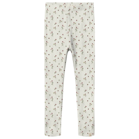 Lil Atelier Legging Creme/Rood Bloemen Lieveheersbeestjes Turtledove