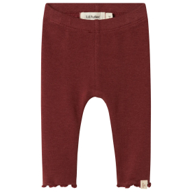 Lil Atelier Legging Rood Hot Chocolate