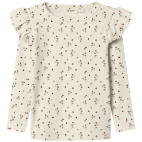 Lil Atelier Longsleeve Creme Bloemen Turtledove