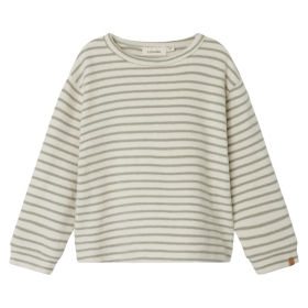 Lil Atelier Longsleeve Creme/Groen Strepenprint