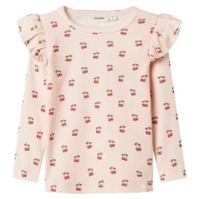 Lil Atelier Longsleeve Roze Kersen Silver Peony
