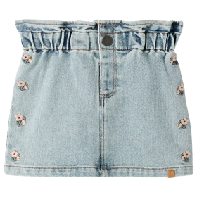 Lil Atelier Rok Blauw Bloementjes