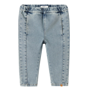 Lil Atelier Spijkerbroek Blauw Baggy Medium Denim Blue